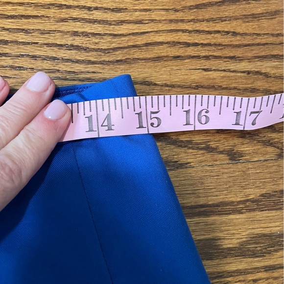 J.Crew Ladies Royal Blue Classic Pencil Skirt size 4 - Picture 9 of 11